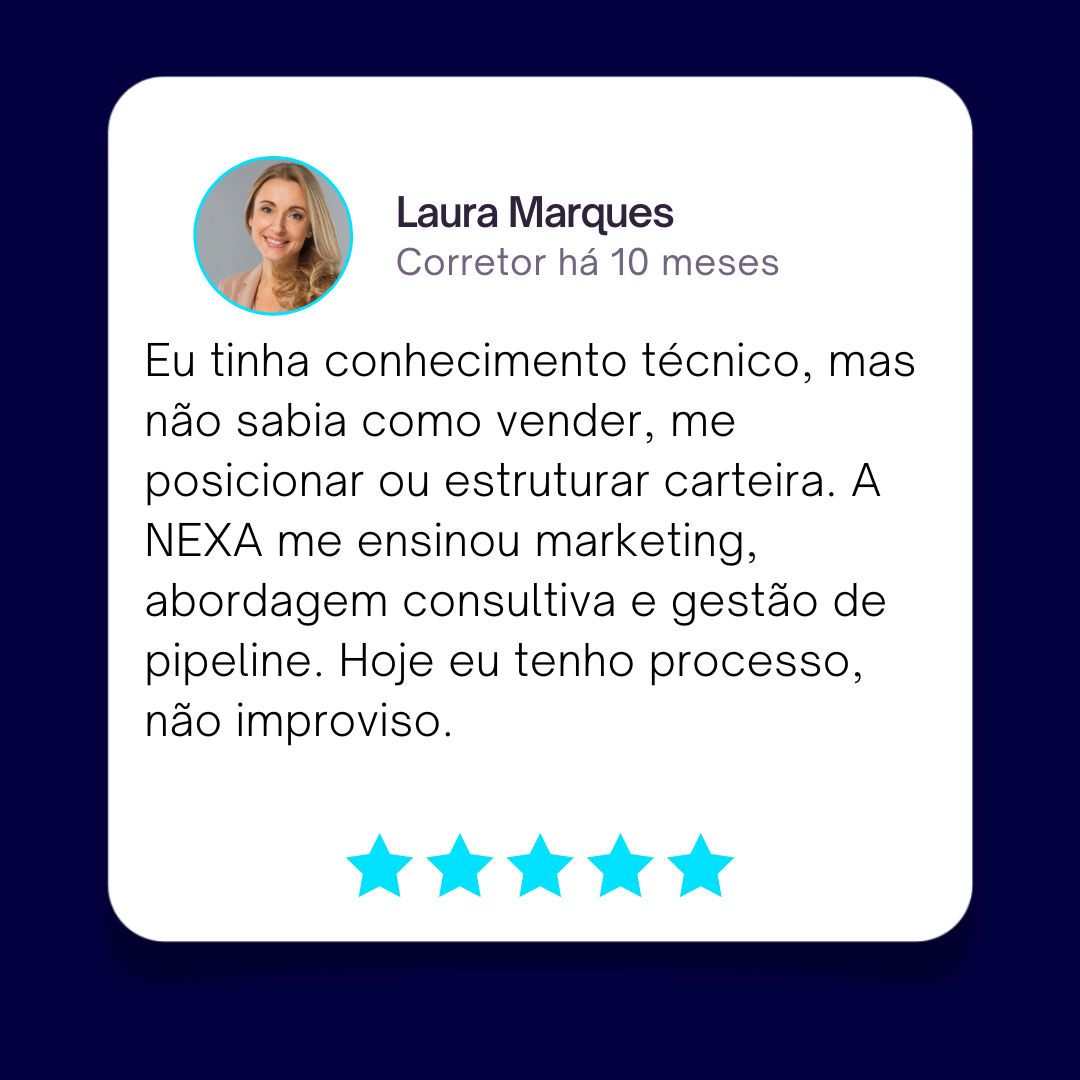 Feedbacknexaacademyformacaocorretores