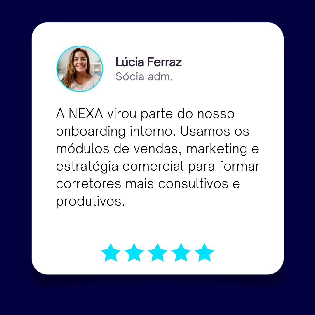 Feedbacknexaacademyformacaocorretores