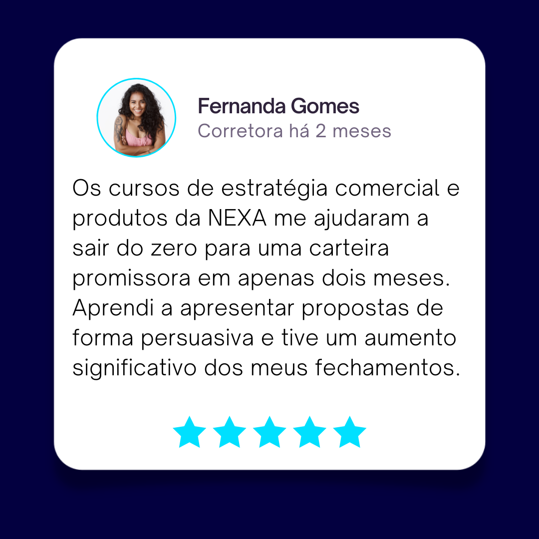 Feedbacknexaacademyformacaocorretores