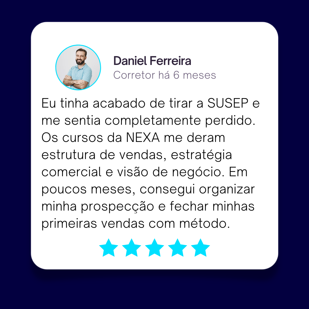 Feedbacknexaacademyformacaocorretores